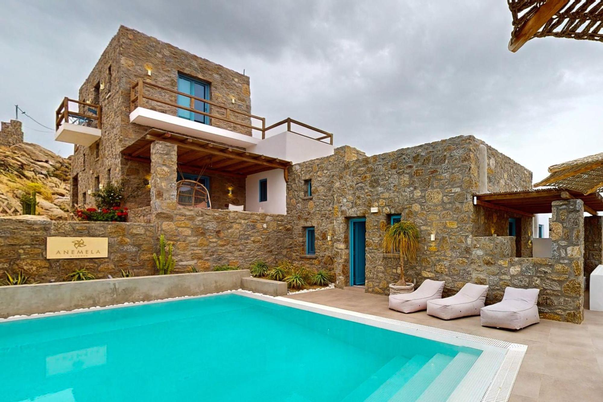 Anemela Villas & Suites Mykonos Agrári Kültér fotó